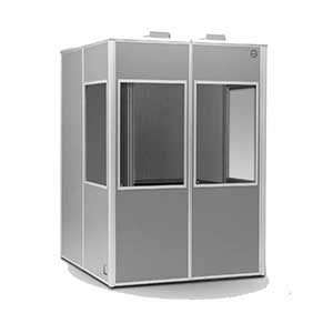 Soundproof Double Translation Booth