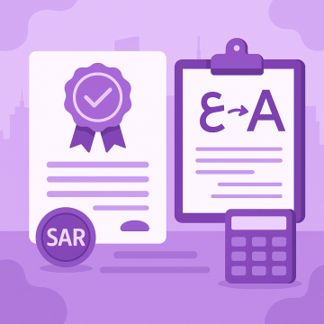 سعر ترجمة الصفحة